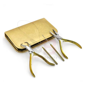 Kits d'outils de coiffure à bas prix, fabriqués en usine, très demandés, en acier inoxydable, pour extensions de cheveux, pour usage commercial - Product Image 3