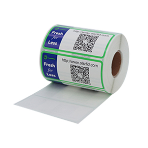 Vizlent -40 ℃   Rouleau d'étiquettes de congélation en polypropylène vinyle pour marquage alimentaire sûr, étiquettes autocollantes imperméables personnalisées pour congélateur - Product Image 4