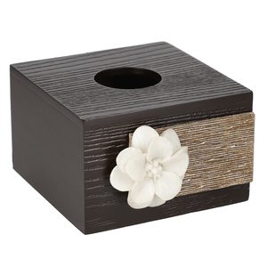 Boîte à mouchoirs en bois avec finition nacre, design personnalisé, utilisée pour les mariages et les fêtes, articles de décoration de table au design créatif - Product Image 3