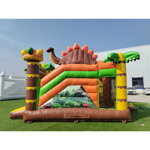 Castillo Inflable con Tobogán Temático de Dinosaurios, de Grado Comercial, en PVC, Parque de Dinosaurios, Casa de Brinco Portátil para Niños - Product Image 4