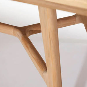 Meubles de maison, loisirs, extérieur, restaurant, table de jardin en bois de teck massif-Arsel - Product Image 6