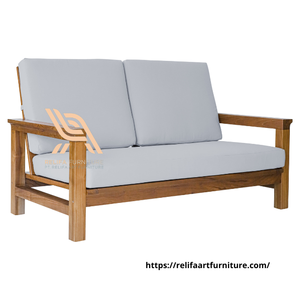 Muebles Sofás para sala de estar Tela y muebles personalizados contemporáneos Sala de estar Sofá de teca Muebles para el hogar - Product Image 2