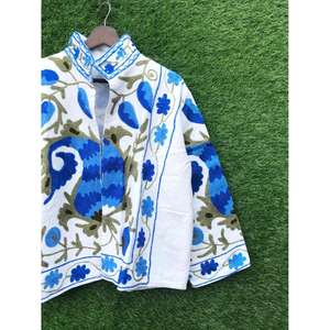 Hot Sale Elegant Suzani <b>Jacket</b> for Everyday Wear Traditional Textile Fashion Apparel Available At Reasonable Price - Product Image 2