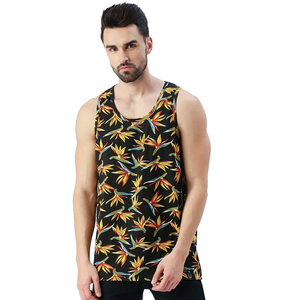 Débardeur pour hommes, design personnalisé, doux, qualité supérieure, sans manches, col en O, imprimé, forme BD, vente en gros - Product Image 1