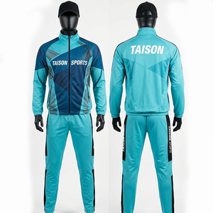 Mens <b>badminton</b> tracksuit premium 280 GSM polyester spandex royal blue geometric shoulder panel custom sublimation logo - Product Image 6