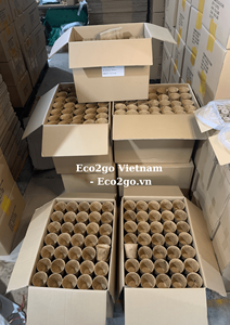 Pot de fleurs en fibre de coco naturelle biodégradable fabriqué au Vietnam - Product Image 5