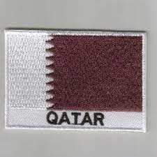 Qatar Drapeau Fer sur Patch Coudre sur les vêtements Moyen-Orient Doha Arabe, Qatar Drapeau Patch Arabe Musulman Brodé Fer-sur - Product Image 4