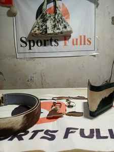 Ceintures en cuir véritable de vachette vintage unisexe, avec boucle en acier, logo personnalisé, fabriquées à la main, pour hommes et femmes, vente en gros - Product Image 6