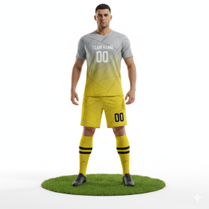 Uniforme de Fútbol Personalizado de Alta Calidad, Mezcla de Poliéster y Elastano, Impresión por Transferencia, Unisex para Adultos - Product Image 6