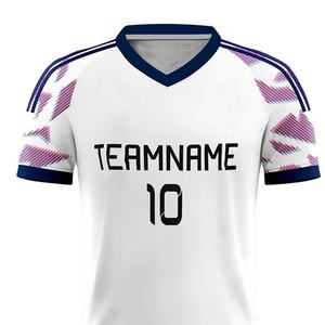 Uniforme de Fútbol Transpirable de Manga Corta, de Secado Rápido, para Deportes al Aire Libre, Nueva Temporada, Venta Caliente - Product Image 3