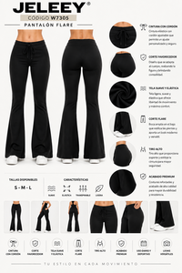 Pantalones de Yoga de Cintura Alta con Pierna Ancha, Cierre con Cordón, Color Sólido, Largos, Cómodos, Tejido Elástico, Secado Rápido, Sin Costuras - Product Image 1