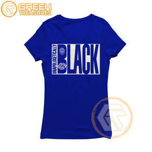 Venta al por mayor personalizada Zeta Phi Beta mujeres camiseta hermandad ropa algodón camisetas más finas mujeres fraternidad prendas - Product Image 5