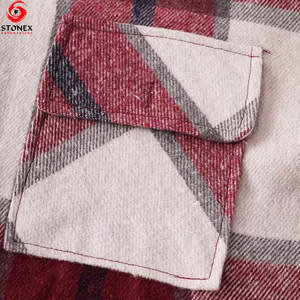 Camisas Casuales de Manga Larga para Hombre, Diseño OEM, Estampadas, de Algodón/Fibra de Bambú, Popelina, Transpirables, de Secado Rápido, con Bolsillo Delantero, para Otoño - Product Image 5