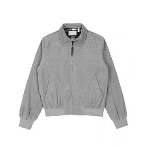 Veste en velours côtelé surdimensionnée à la mode pour femmes vêtements d'extérieur automne hiver avec fermeture à glissière veste pour femmes - Product Image 1