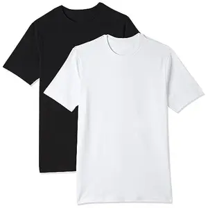 OEM hohe Qualität Übergröße Herren-T-Shirt Baumwolle individuelle T-Shirts schlicht und einfach Großhandel T-Shirts große Größen Herren-T-Shirts