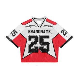 Gran oferta, camiseta de ventilador de alta calidad, por sublimación uniforme de fútbol, camiseta de fútbol hecha a medida Oem, camiseta de fútbol americano para hombre - Product Image 6