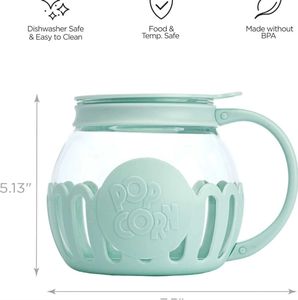 Palomitas <span class=keywords><strong>de</strong></span> Maíz para <span class=keywords><strong>Microondas</strong></span> Micro-Pop Patentadas por Ecolution, Tapa 3 en 1 que Mide los Granos y Derrete la Mantequilla, Hecha <span class=keywords><strong>sin</strong></span> BPA, Apta para Lavavajillas - Product Image 1