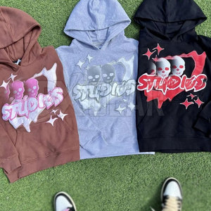 Fabricación de alta calidad de tamaño personalizado Puff impresión chándales Jogging trajes de gran tamaño Puff impresión chándal - Product Image 4