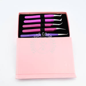 Pinzas de Alta Calidad para Extensión de Pestañas, Curva de Luna de 90 Grados, Aislamiento, Curvatura Clásica, Agarre Suave - Product Image 1