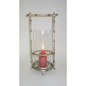 Portavelas de Acero Inoxidable Aura Arc, Ecológico, Hecho a Mano, con Diseño de Onda, Elegante y Artístico, para Velas de Lujo, Zahid - Product Image 1