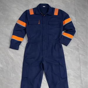 Combinaison de travail en polyester de grande taille, imperméable, antibactérienne, haute visibilité, de qualité supérieure, durable, vêtements de sécurité certifiés Oeko-Tex - Product Image 1