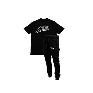 High Street Style personnalisé surdimensionné hommes personnalisable plaine en vrac hiver hommes été ensemble shorts - Product Image 1