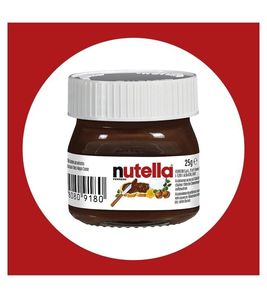 64 x Petit Mini Pot Nutella (64x25g) Pâte à tartiner aux noisettes et au chocolat - Product Image 1