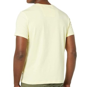 Camiseta con cuello en V para hombre, camisetas de punto con estampado de logotipo personalizado informal personalizado, camisetas con cuello en V estampadas para hombre al por mayor - Product Image 5