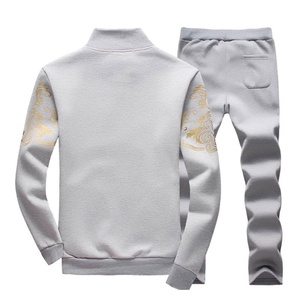 Premium Hooded Solid Printed Lifestyle Sports Tracksuit Full Zip Jacket <b>Pants</b> Eco-Friendly Quick Dry High Durability 2 1 Design - Product Image 4