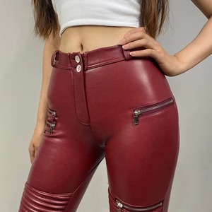 2025 High Genuine Leather Men <b>Pant</b> Solid Color Leather <b>Pant</b> With Top Quality PU Paternal top quality <b>pants</b> - Product Image 2