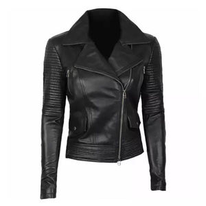 Chaqueta de piel sintética personalizada OEM para mujer, chaqueta de piel sintética ajustada para hombre, prendas de vestir exteriores de moda al por mayor - Product Image 3