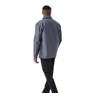 OEM Wholesale Autumn New Arrival Men's Stand Front Windproof Breathable Two Pockets Streetwear Fashion Custom Plain Regular - Product Image 3