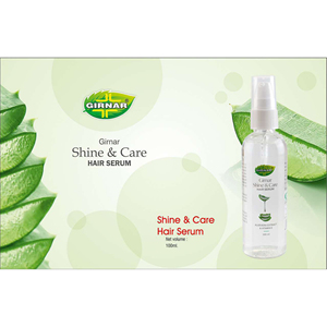 GIRNAR Venta al por mayor Organic Sulfate Free Shine and Care Hair Serum con aceites de silicona para cabello dañado y rizado 50ml - Product Image 1