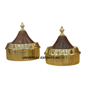 Casserole en acier inoxydable à double paroi Design attrayant Réchauffeur de nourriture en métal de qualité supérieure - Product Image 4