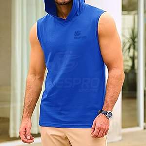Nouveau style de mode Sweats à capuche sans manches légers et respirants pour hommes à bas prix pour l'hiver - Product Image 3