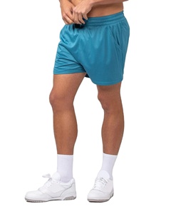Achetez maintenant des shorts de basket-ball en mesh pour hommes, respirants, à séchage rapide, pour la gym, le fitness, les occasions décontractées, les shorts d'été, fournisseur en gros OEM ODM - Product Image 2