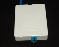 Boîtier de distribution mural pour fibres optiques FOS-13 FTTH FTTX, pour un adaptateur SC/LC et fixations pour épissure mécanique