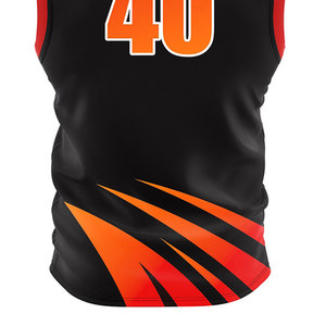 Camiseta de baloncesto para hombre hecha a medida al por mayor, nuevo diseño, chalecos de sublimación, camiseta, técnicas impresas de verano - Product Image 5
