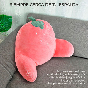 Supporto Lombare in Peluche a Forma di Fragola, 60CM, Tecnica di Cucitura Speciale - Product Image 3