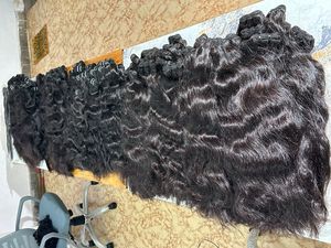 2024 Indian Temple Hair 100% Natural Double Drawn Virgen Cabello humano Suelto Estilo de onda profunda a la venta por Exportadores indios ¡Oferta caliente! - Product Image 6