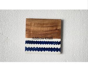 European and American Style Wood Resin <b>Coasters</b> 2026 Trendy Resin <b>Coasters</b> Best Quality Tableware Decorative <b>Coasters</b> <b>for</b> <b>Drinks</b> - Product Image 2