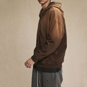 Ropa de Otoño Ecológica, Transpirable, Holgada, con Estampado Frontal, Tejido Grueso, 100% Algodón, Personalizada, de Felpa de Algodón para Hombre - Product Image 4