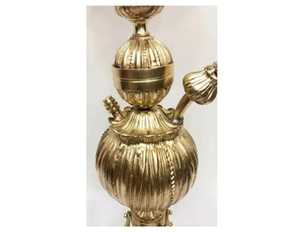 Cachimba Egipcia de Lujo Más Vendida, Hecha a Mano con Técnica de Lacado en Latón, Tipo Recto Mini, Diseño Antiguo de Primera Calidad, Farida - Product Image 3