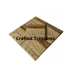 Luxury Design Resin Wooden Designer <b>Coaster</b> Tea Cup Mats Pads At Wholesale Price High Standard Dinnerware <b>Drink</b> <b>Coaster</b> - Product Image 1