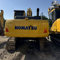 Excavatrice sur chenilles Komatsu PC200, 20 tonnes, hydraulique, d'occasion, japonaise, pour travaux de terrassement lourds