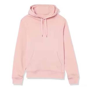 Sweat à capuche blanc épais et épais à épaules tombantes hommes sweat 500 460 400 Gsm Logo personnalisé français éponge poids lourd sweat à capuche rose surdimensionné - Product Image 2