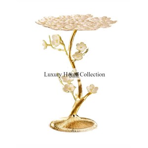 Lujoso diseño Villa y Hotel florero mesa de centro de exhibición Color negro diseño atractivo muebles al por mayor para el hogar - Product Image 6