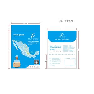 Bolsas de Embalaje para Supermercado, Tamaño 20x26cm, Fuerte Adhesión, Poli Biodegradable, Impresión Completa, Cajas de Envío - Product Image 1