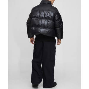 Men's Lightweight <b>Packable</b> Puffer <b>Jacket</b> Wholesale Men's Winter Warm Puffer <b>Jacket</b> Bulk OEM - Product Image 2