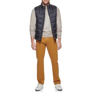Best Selling Men's Lightweight <b>Canvas</b> <b>Jacket</b> for Winter Windproof Puffer Vest with High Street Style Made From Polyester - Product Image 2